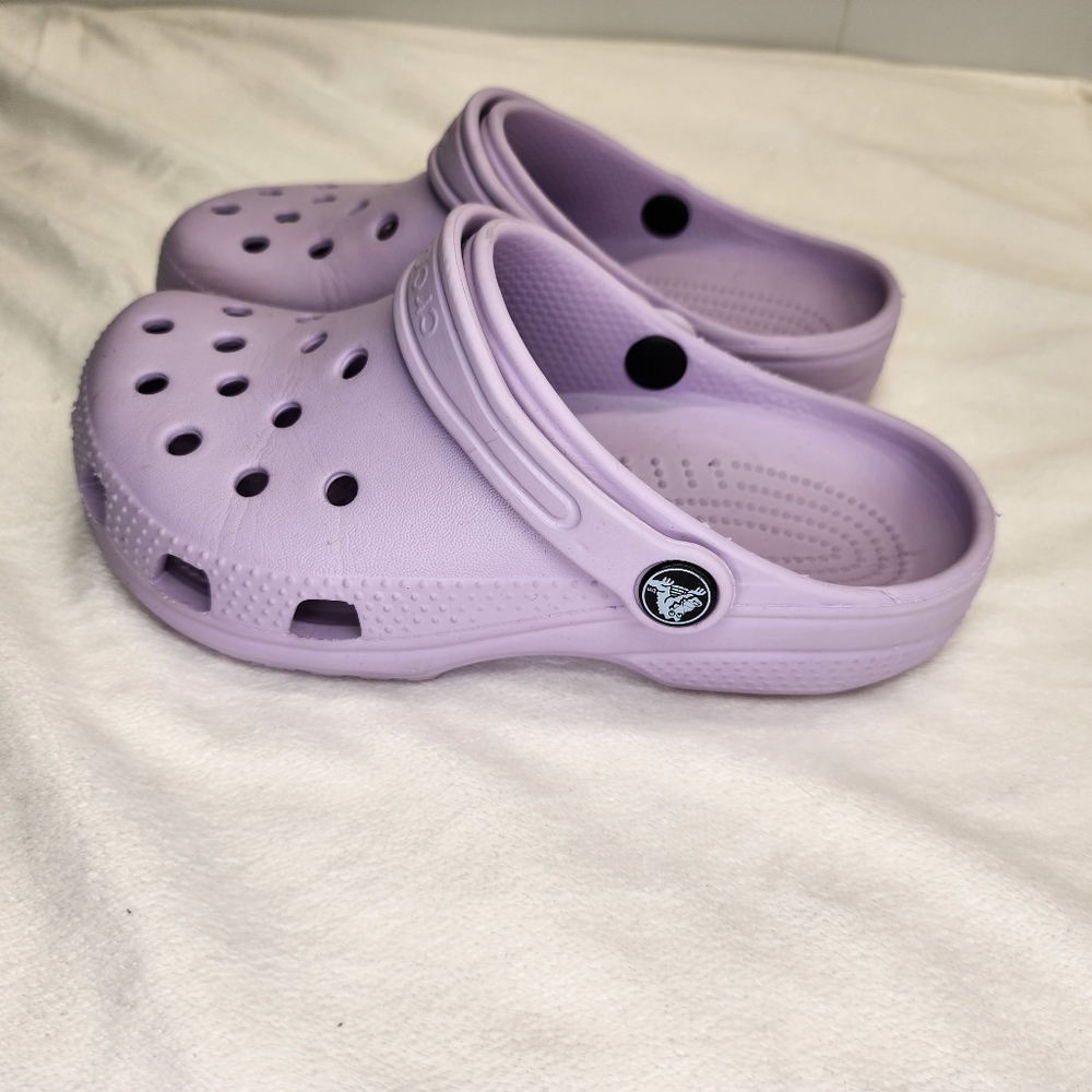 CROCS Kids Light Purple Slippers